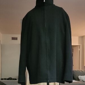 ALFANI Men's Black Full-Zip Wool Jacket Size Large